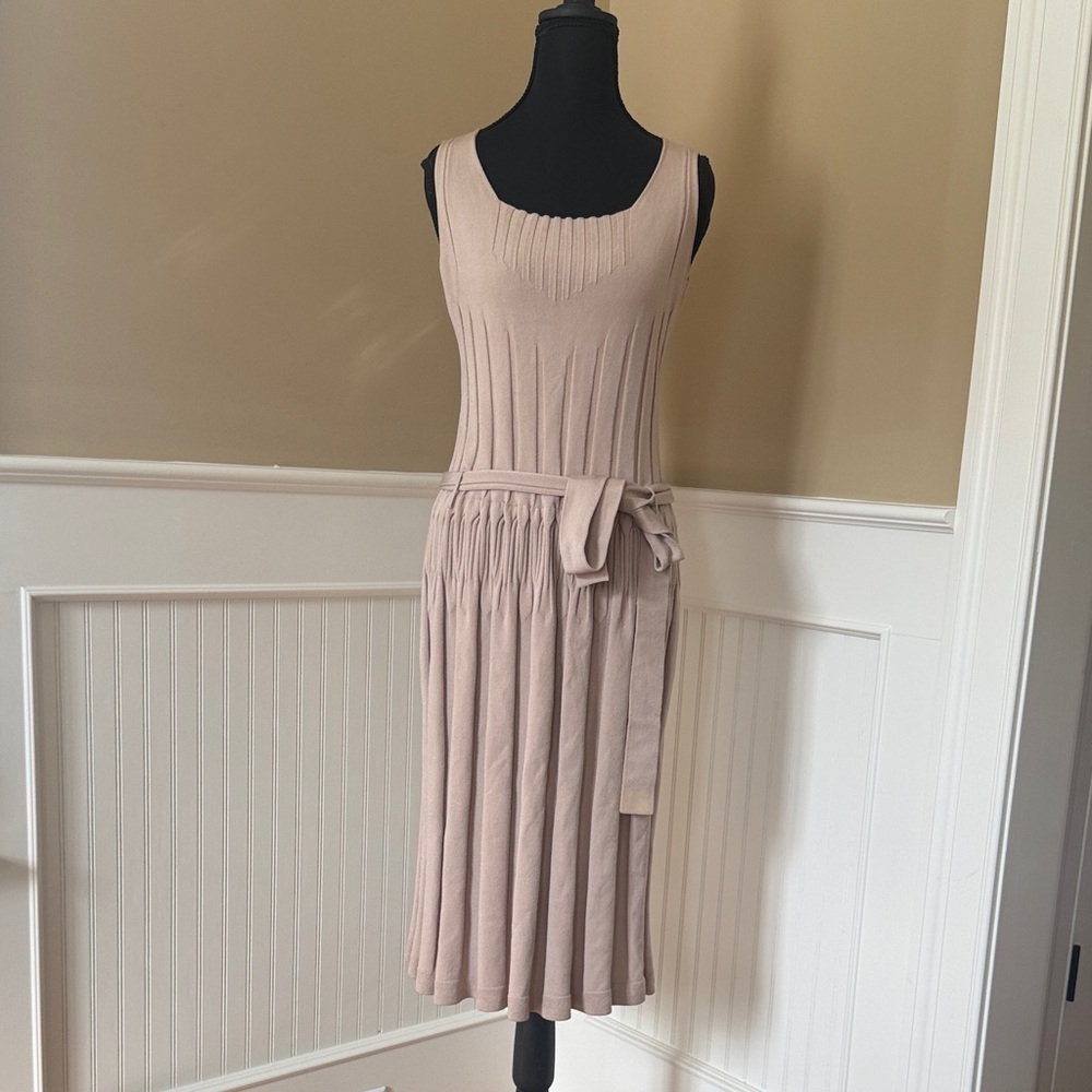 Wolford Taupe Sleeveless Midi Dress